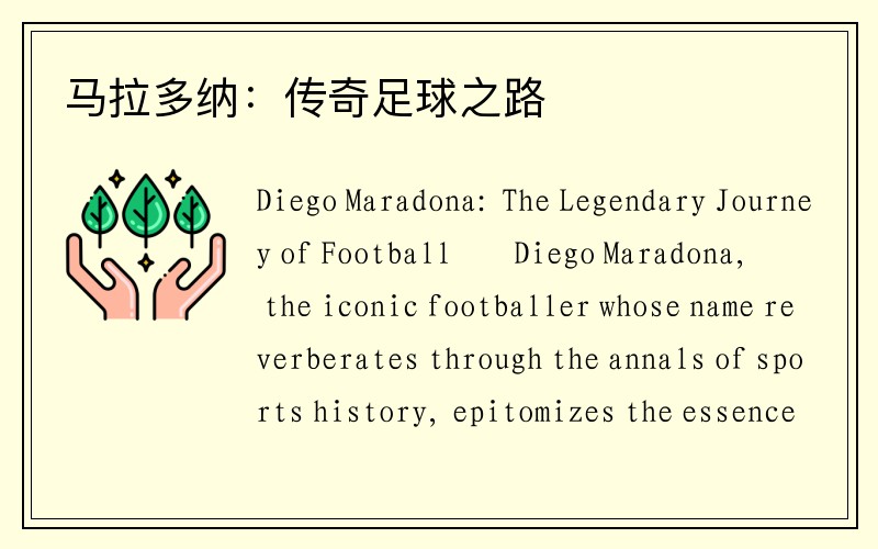 马拉多纳：传奇足球之路